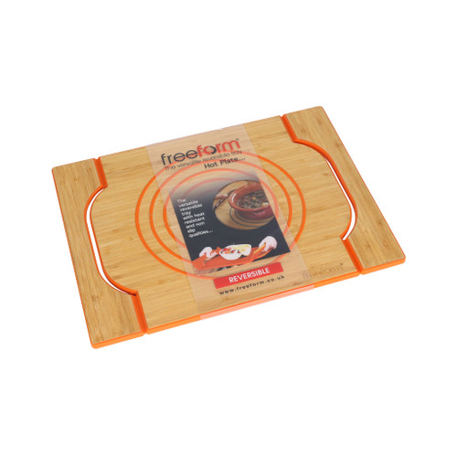 ORANGE - HOT PLATE SILICONE BAMBOO