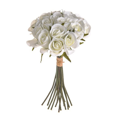 Blenheim Bridesmaid Bouquet White 16 Heads