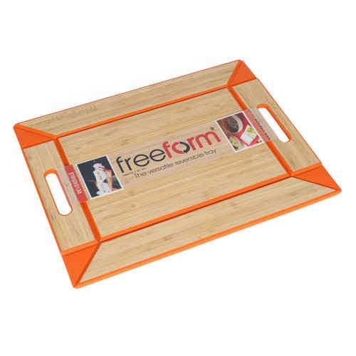 ORANGE -FREEFORM TRAY SILICONE BAMBOO