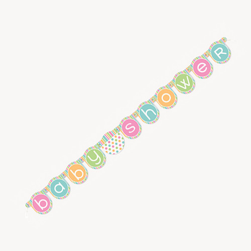 Pastel Baby Shower Banner