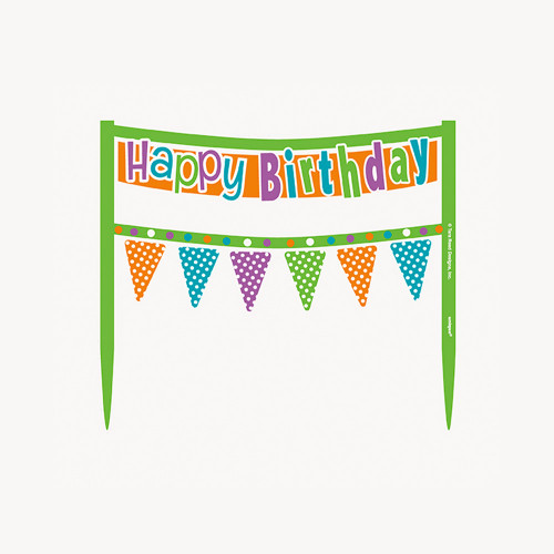 Party Cake Banner Birthday