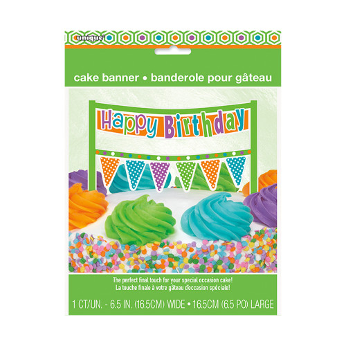 Party Cake Banner Birthday