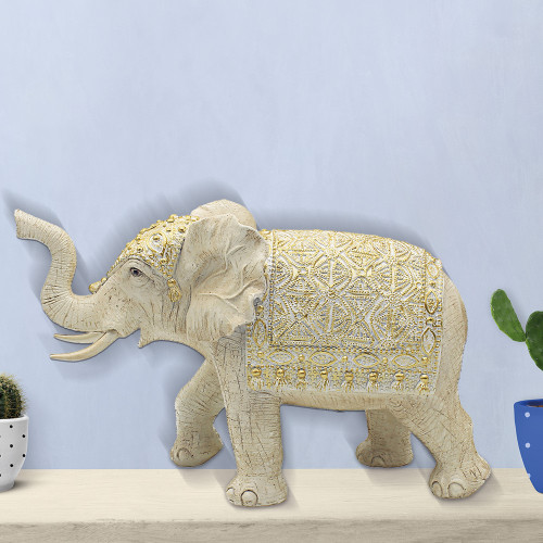 Cream Elephant 6" from Country Baskets