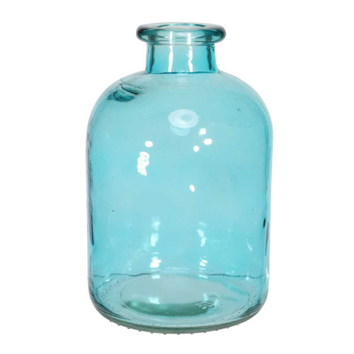 Blue Castille Bottle Vase 17cm