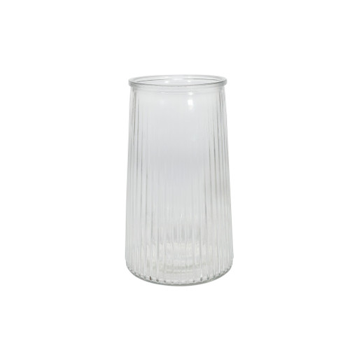Astrid Graduated Vase - Clear -H21.5cm from Country Baskets