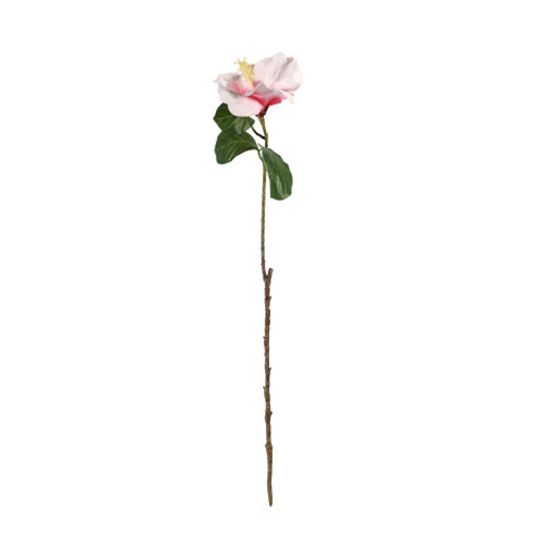 Hibiscus Spray Light Pink - 69cm