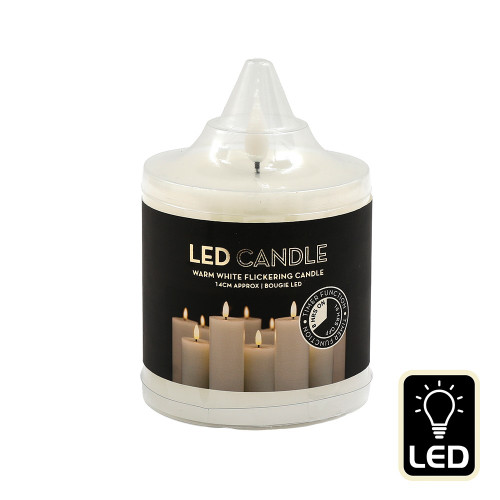 10X10Cm Led Candle With Timer from Country Baskets