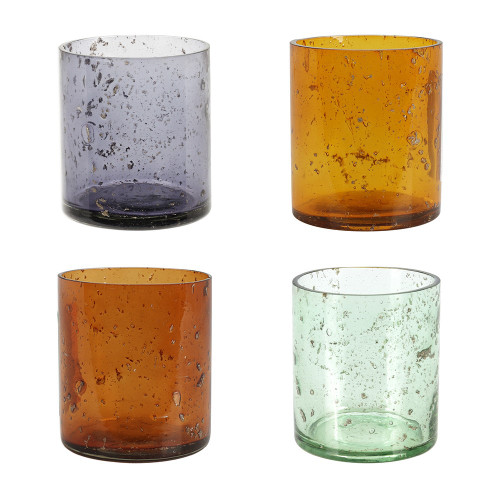 Glass Votive in Four Colours (Assorted)