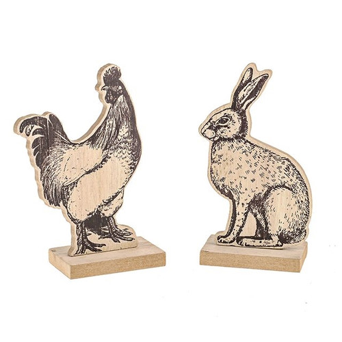Easter Rustic Animals 2 Ast from Country Baskets