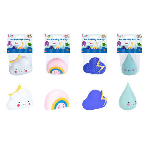 Rain Cloud Bath Toy 4 Assorted from Country Baskets