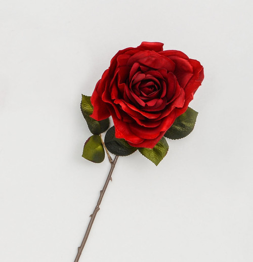 46cm Velvet Rose Burgundy