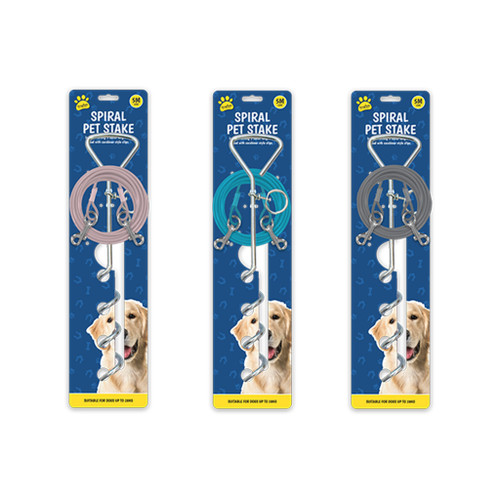 Spiral Pet Stake 5m from Country Baskets