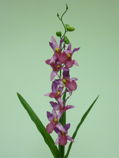 67cm Orchid Spray Hot Pink