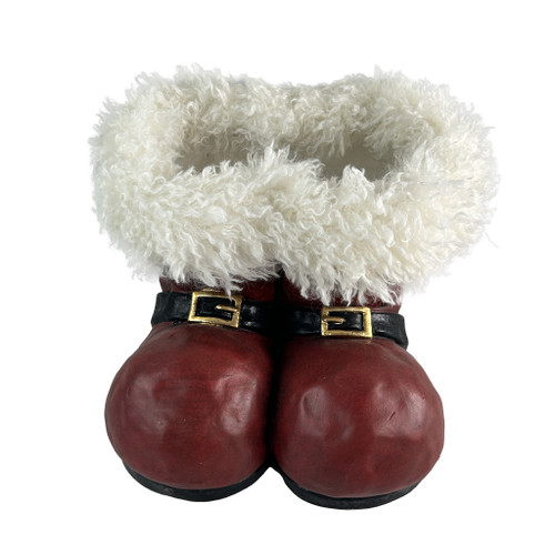 Santa's boot planter 25.5x17x20.5cm