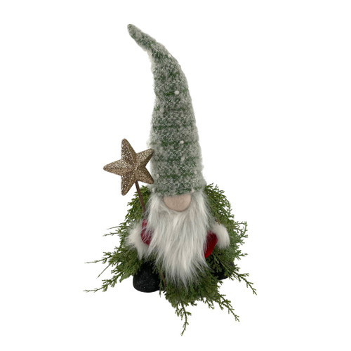 Tree Gonk Fosted with star 35x17x14cm