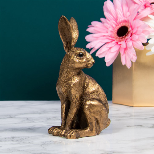 Reflections Bronzed Sitting Hare