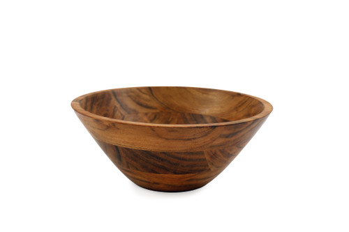 25cm Wooden Serving Bowl