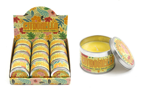 7.5X5cm Citronella Tin Candles