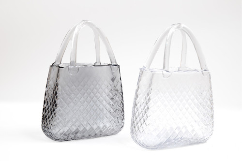 20.5X29cm Handbag Glass Vase 2 Asst designs