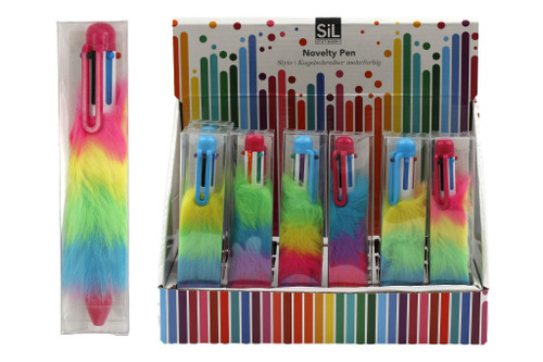 Fluffy Rainbow Multi Pen
