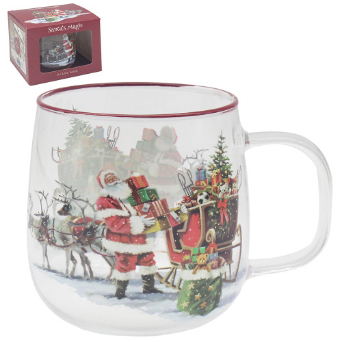 Santa Glass Mug