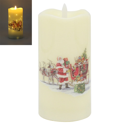 Santa Led Candle