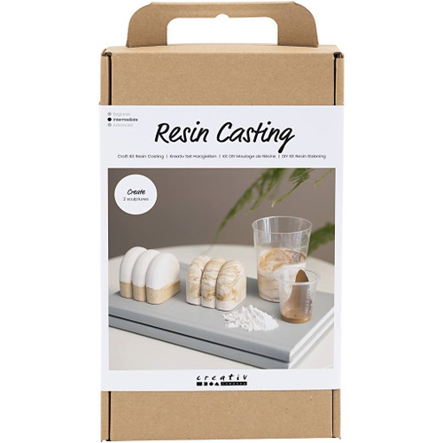 Craft Kit Resin Casting, Sculpture, beige, off white, 1 pack