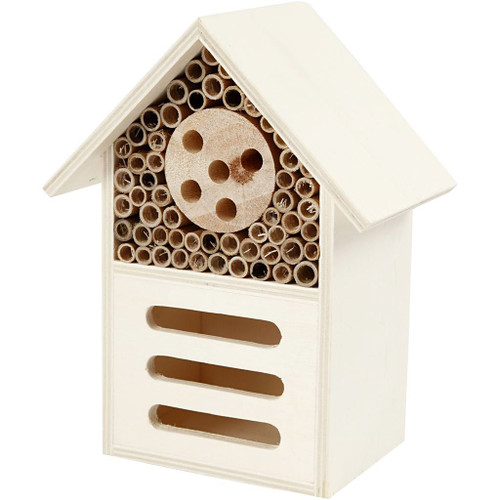 Insect and butterfly hotel, H: 18 cm, D. 9 cm, W: 14 cm, 1 pc