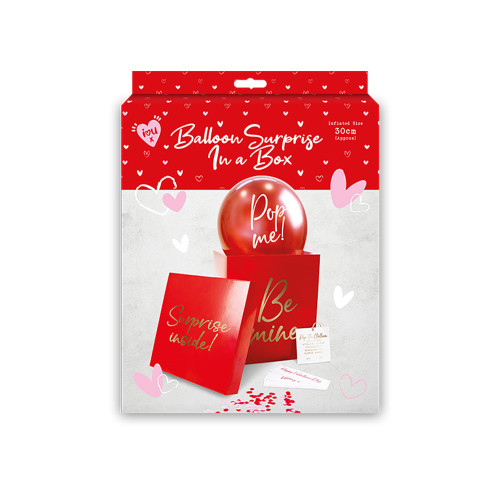 Valentine's Balloon Surprise in a Box
