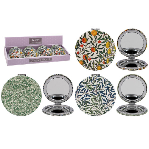 W Morris Compact Mirror 3Asst