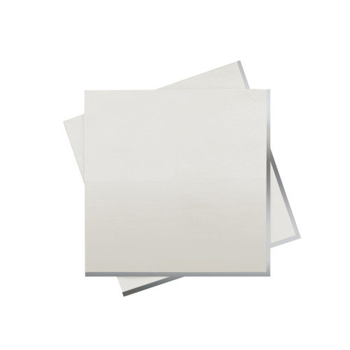 Silver & Grey Ombre Paper Napkins - Pack of 16