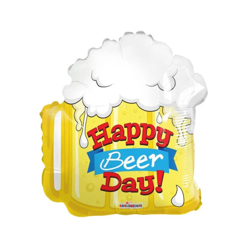 Beer Happy Birthday Balloon - 18" Foil