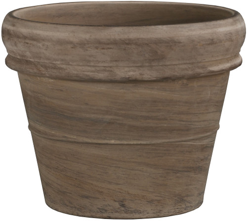 Basalt Terracotta Double Rim Pot (29.34 x 23.81cm)