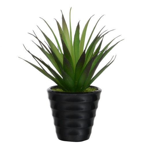 16cm Succulent Black Pot