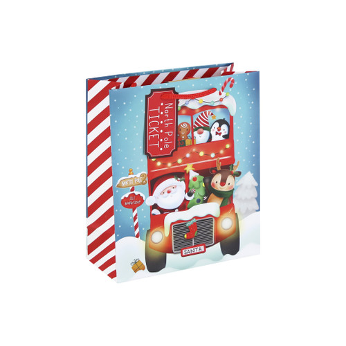 Santa Fri Bus Wide Medium Bag