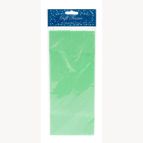 Tissue Paper Sheets Lime Pk5