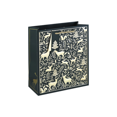 Gold Woodland Emb Medium Bag
