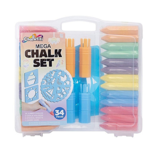 Chalk Set Packed In Case