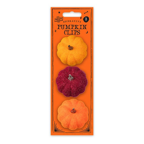 Halloween Felt Pumpkins 3pk