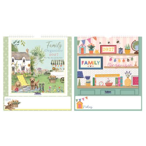 Organiser Calendar - Country Garden and Kitchen 2 Asst