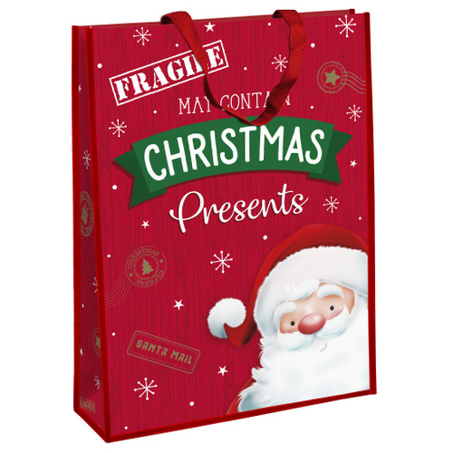 Xmas Fragile Jumbo Bag for life