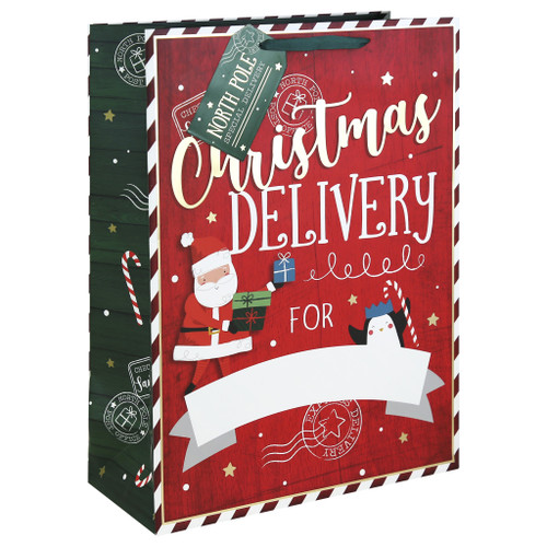Xmas Deliver Personalised Xl Bag 
