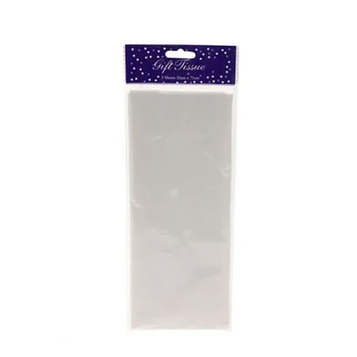 Tissue Paper Sheets White Pk5