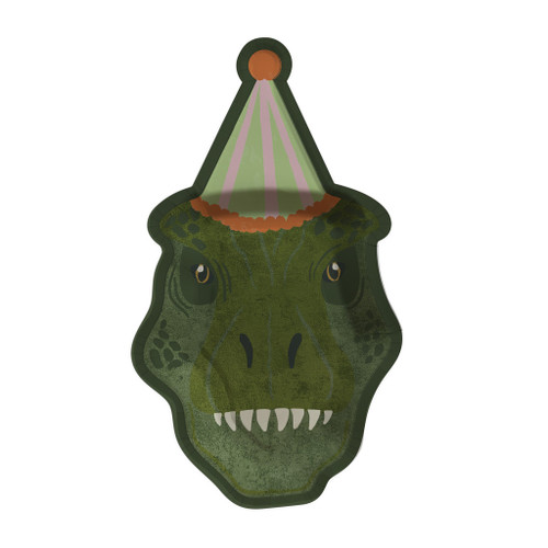 Party T-Rex Paper Plates - Pack of 8