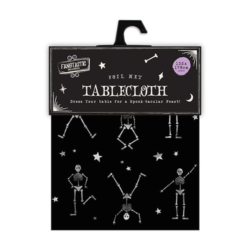 Halloween Foil Net Tablecloth 132x178cm