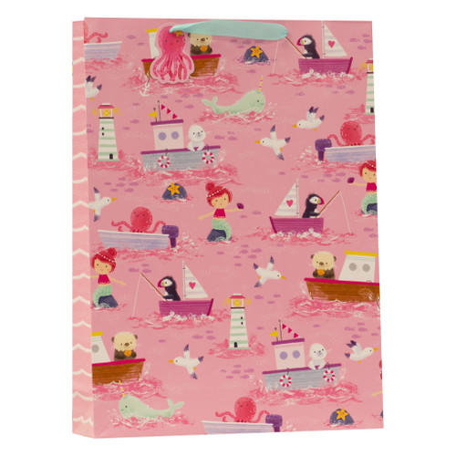 Ahoy There Pink  Xl Bag