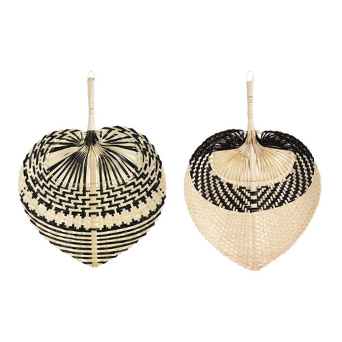 Fan Deco Bamboo 29X37Cm 2Ass
