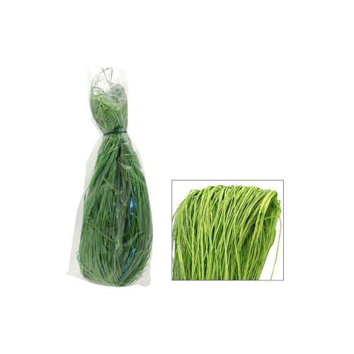 250g Lime Green Raffia (1/25)  5229