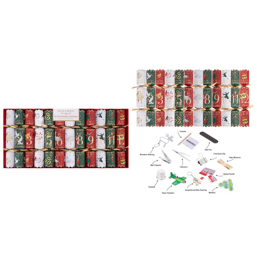 12X12" 12 Days Of Christmas Crackers