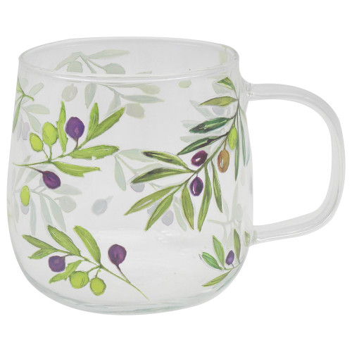 Olive Glass Mug